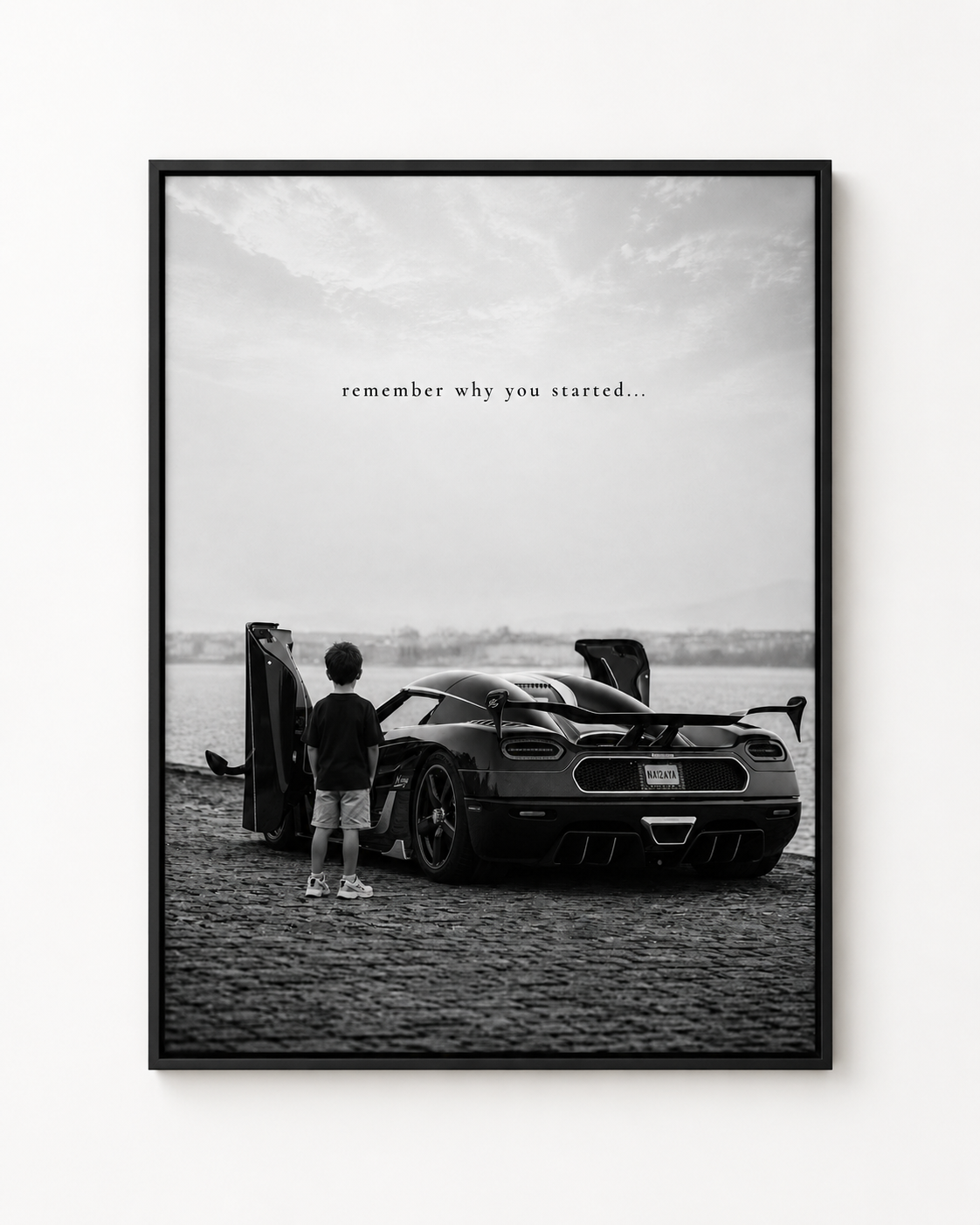 Remember Why You Started framed artwork