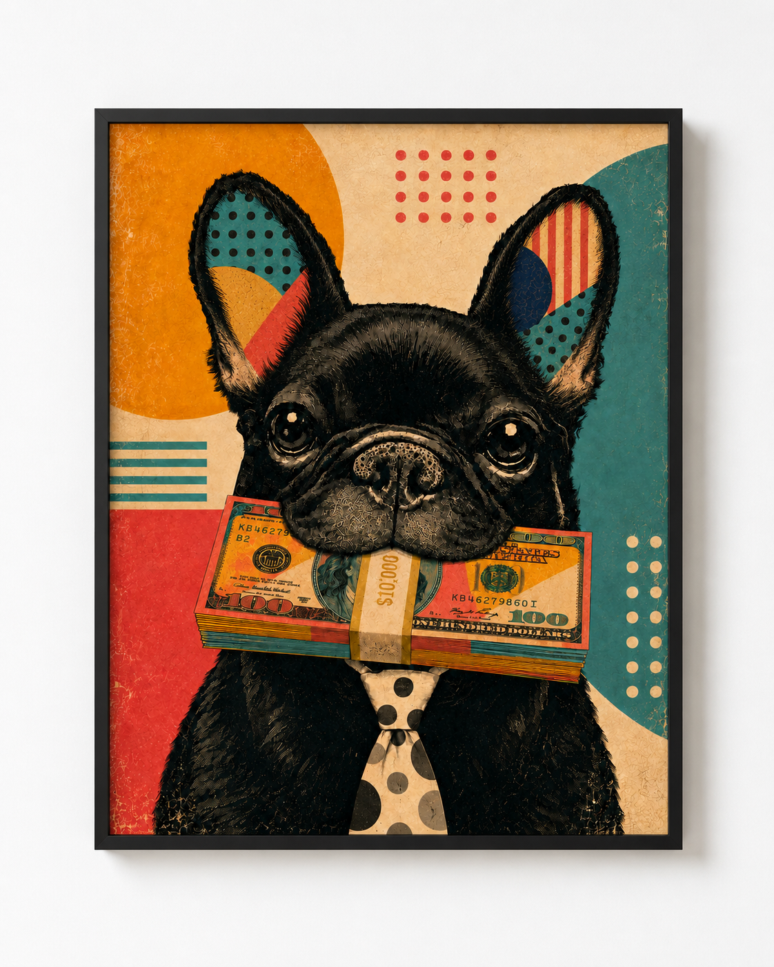 Benny the Pug black-framed category preview