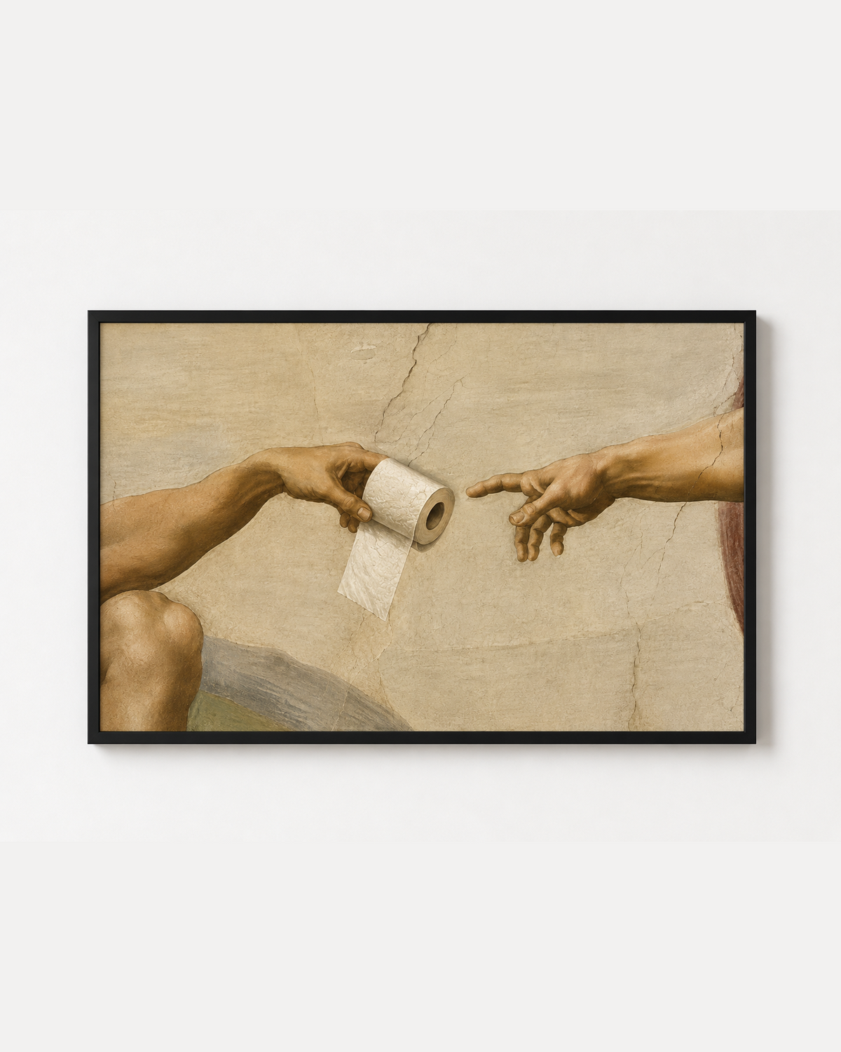 Divine Relief framed artwork fully visible
