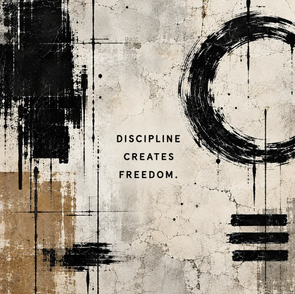Discipline Creates Freedom original artwork