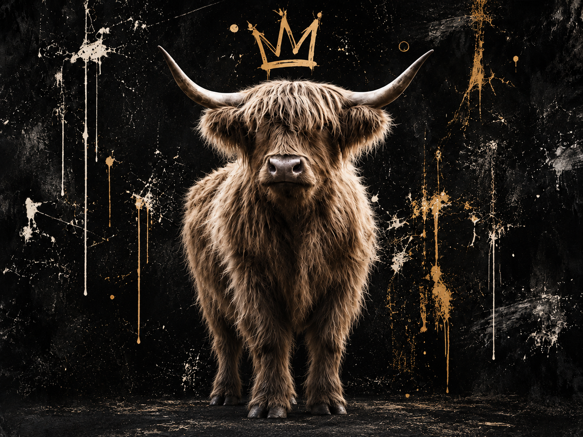 Highland King original artwork