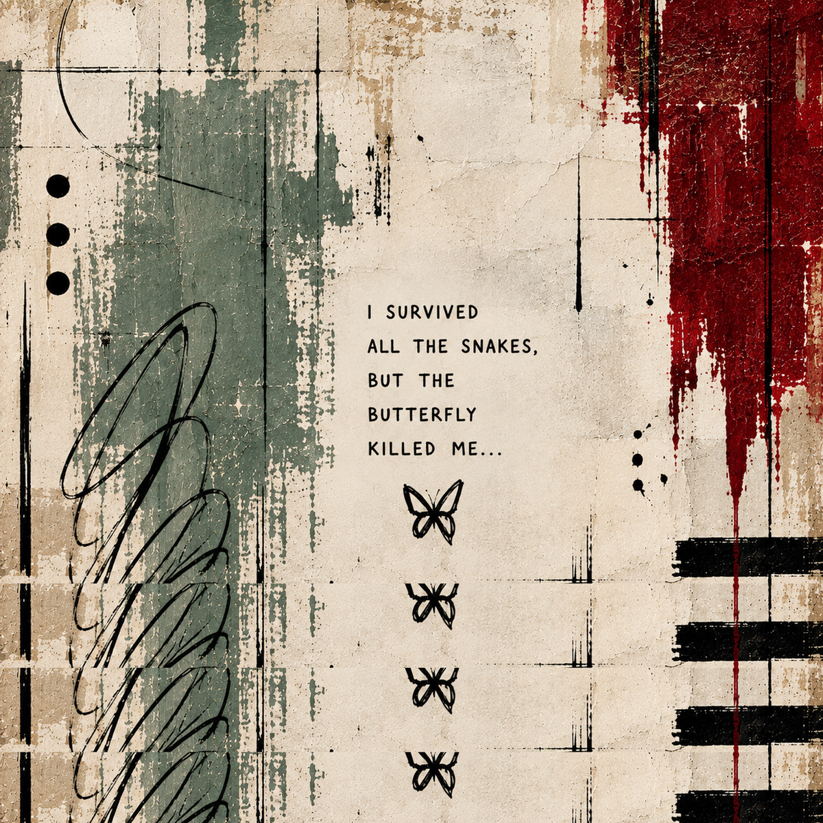 Killer Butterfly original artwork