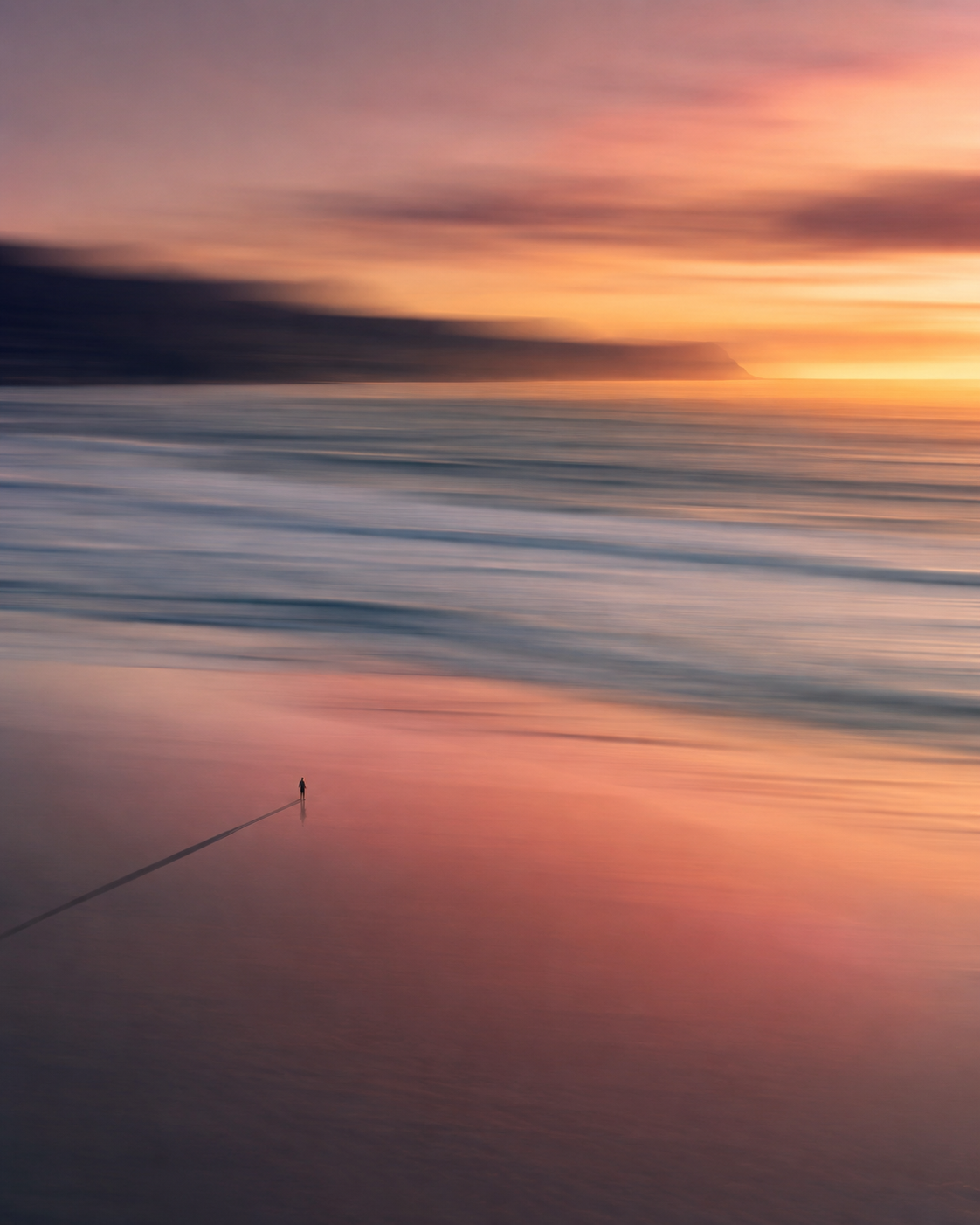 Last Light full-bleed coastal artwork for frame selector