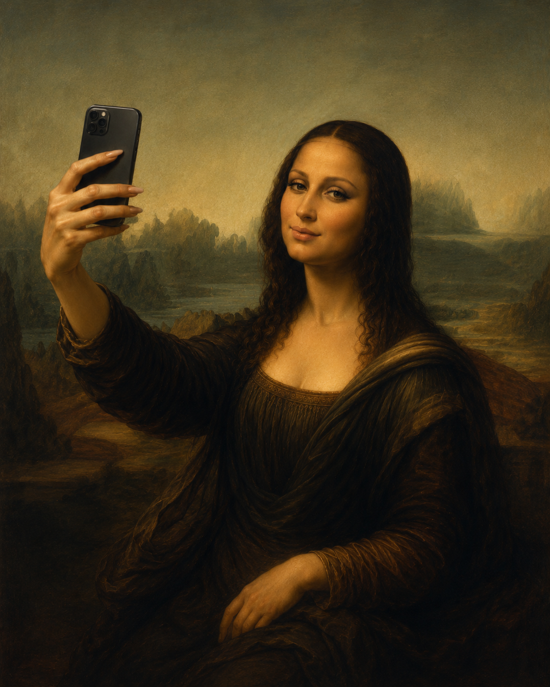 Mona from Miami contemporary portrait artwork
