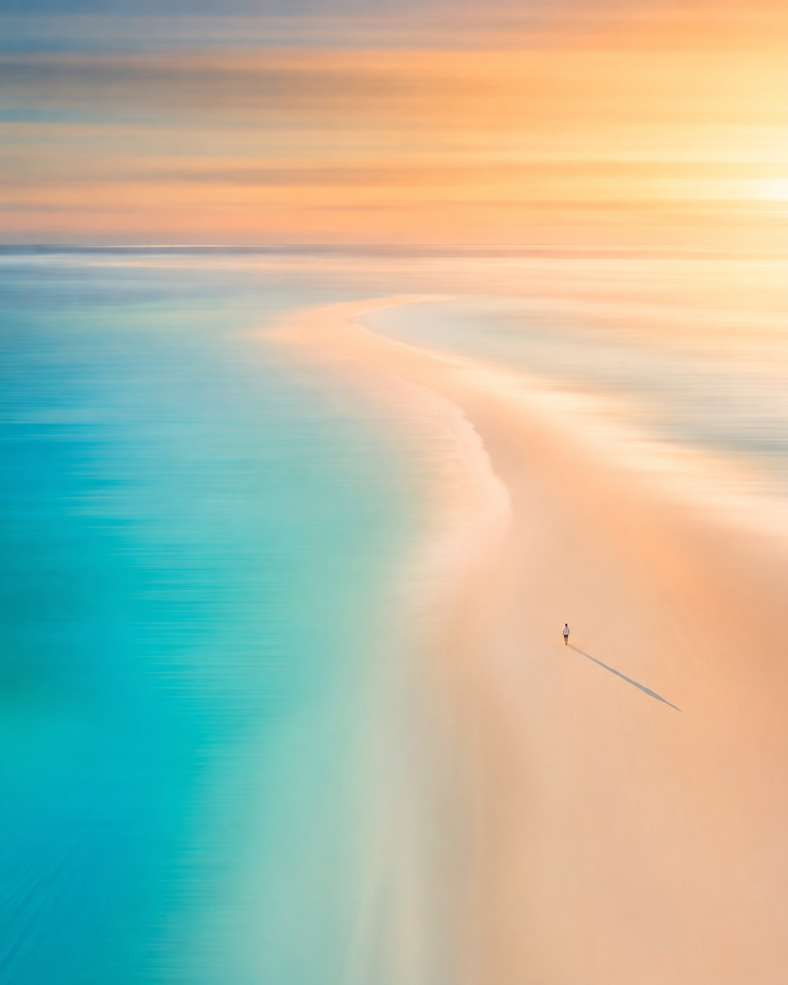 Sea of Glass full-bleed coastal artwork for frame selector